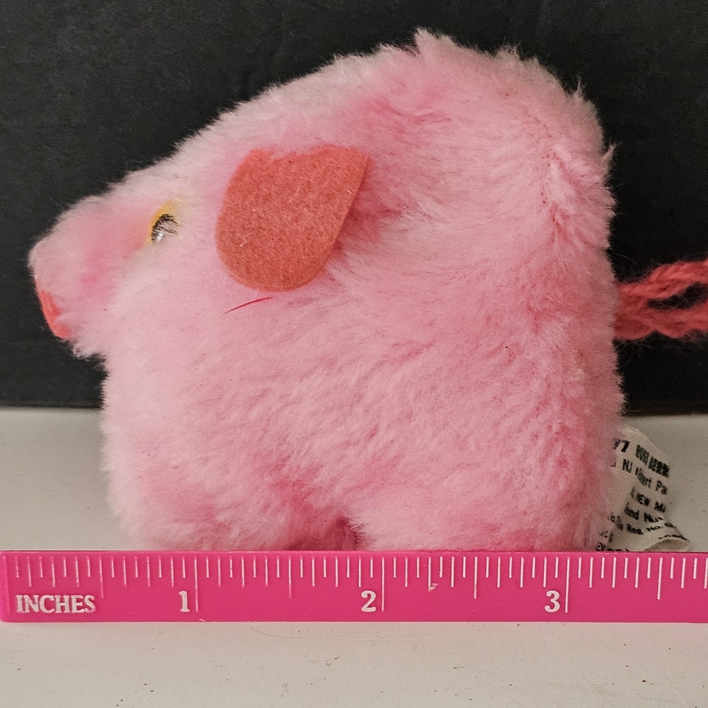 1977 Russ Plush Pink Pig Toy for Small Pets - Picture 10 of 11